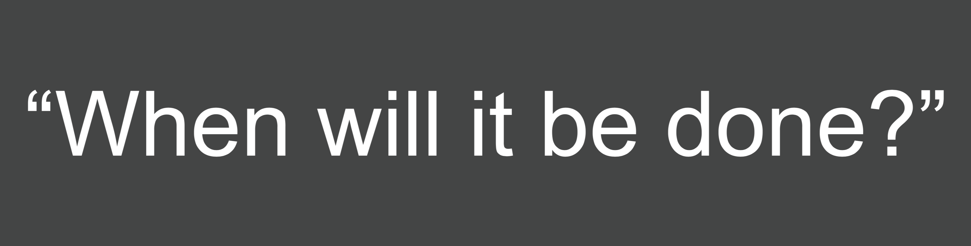 when will