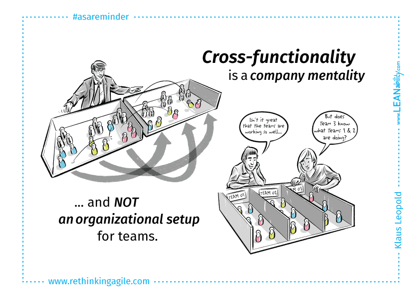 Cross-functionality has nothing to do with team setup